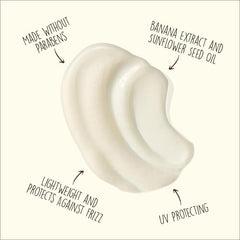 Sun Bum Revitalizing Air Dry Cream texture close-up, smooths flyaways as it dries.