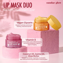 Sundae Glow Lip Care Shea Butter delivers deep moisture.