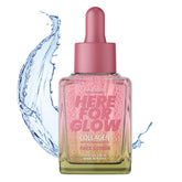 Sunday Essence Collagen Face Serum bottle pour showing hydration moment