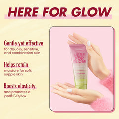 Vitamin E and vegan glycerin in Sunday Essence formula promote balanced hydration.