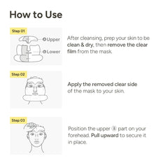 Hexagon mesh design on mask indicating flexible fit for different faces.
