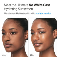 SUNGBOON EDITOR Hydro Booster Sunscreen texture close-up shows quick absorption.