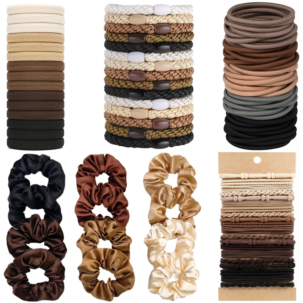 Suniya hair ties set with 5 styles for versatile daily looks