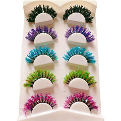 Sunniess 25mm dramatic lashes for bold Halloween costumes