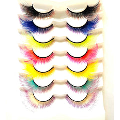 Sunniess Ombre Lashes Cateye for dramatic color, ideal for cosplay.