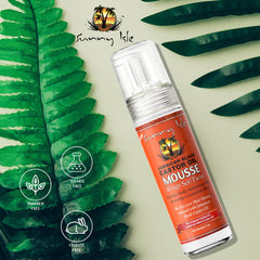 Wrap and rollers setup shows long-lasting hold and defined curls with Sunny Isle mousse.