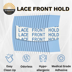 Sunshine Tape double-sided wig tape with blue liner for lace front systems