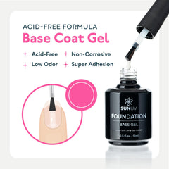 SUNUV gel nail kit 2-pack ideal for at-home salon results.