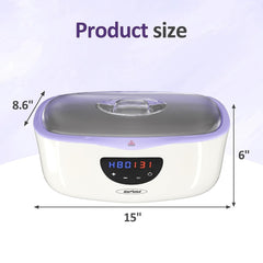 Sunvivi large capacity 4000ml paraffin wax bath ready for extended sessions