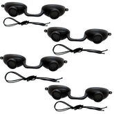 Super Sunnies EVO FLEX tanning bed goggles front view for secure eye protection during sessions