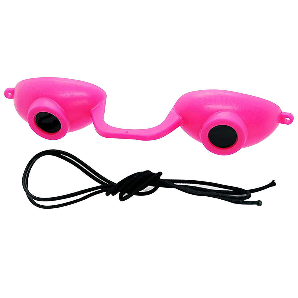 Super Sunnies Evo flexible UV eye protection for comfortable tanning sessions.