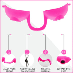 Super Sunnies Evo red light therapy glasses protect eyes during sessions.