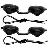 Super Sunnies Flex UV eye protection 2-pack with secure fit for tanning salons.