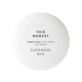 SUPEREGG This Moment Hand Care bottle front view for smooth hands