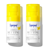 Supergoop! Re setting Refreshing Mist bottle pour delivers even makeup setting.