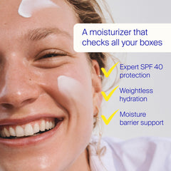 Applying Supergoop Triple Prep on hand demonstrates easy daily use.