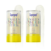 Supergoop Unseen Sunscreen Stick SPF 40 application for on-the-go protection