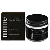 Superior Mane Wrinkle Balm bottle pour shows easy, non-greasy hydration.