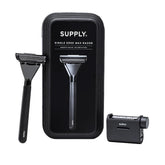 SUPPLY Single Edge Max razor with pivoting head for precise, close shaving.