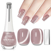 SUPWEE Nude Magnetic Nail Polish bottle for a chic cat-eye look.