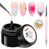 SUPWEE 3D sculpting gel kit for precise at-home nail art.