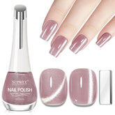 SUPWEE Cat Eye Polish bottle with glittery cat-eye finish for stylish nails.