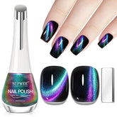SUPWEE cat eye polish bottle with magnetic wand for dramatic effects
