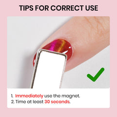 SUPWEE cat eye magnet stick used to create magnetic patterns on nails.
