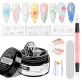 SUPWEE Clear 3D Nail Gel box with at-home sculpting potential