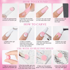 SUPWEE dual-form nail brush shown for smooth application and shaping.