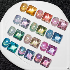 SUPWEE cat eye gel polish demonstrates starry sky effect using magnet.