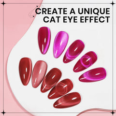 SUPWEE magnetic stick showing cat-eye shift on nails