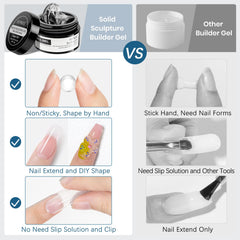 Supwee 24-piece nail extend molds for shaping complex designs.