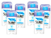 Sure solid antiperspirant front-pack view demonstrates compact daily protection.