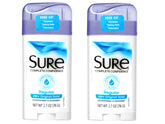 Sure Original Solid Antiperspirant 2-pack front view showing packaging and value.
