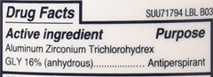 Sure original unscented deodorant packaging conveys trusted protection and value.