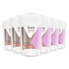 Sure Women cream-stick close-up; long-lasting protection for daily wear.