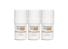 Surgeon's Skin Secret vanilla beeswax twist-stick gliding over dry skin to soothe and moisturize.