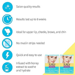 Surgiwax pliable wax requires no strips for removal