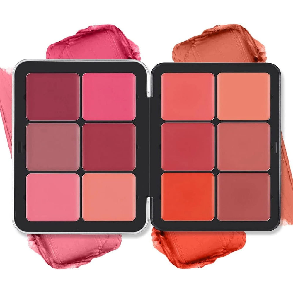 Surorain 12-color blush palette packaging showcases variety for all skin tones.