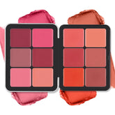 Surorain 12-color blush palette packaging showcases variety for all skin tones.