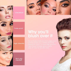 Surorain matte finish enhances natural flush without heaviness.