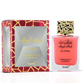 Surrati Royal Musk Pomegranate Raspberry EDP bottle on display, long-lasting scent for all-day confidence.