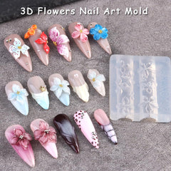 SUTOKAKA Hawaii hibiscus template adds tropical accents to nails.