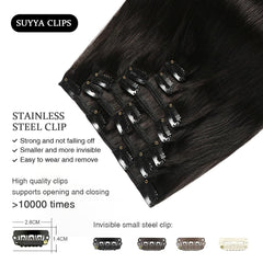 SUYYA fast clip-in application system for quick, secure styling