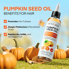 Svvimer pumpkin seed oil dropper pour enables easy scalp application