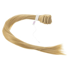 SWACC clip-in highlights close-up blending with natural hair for party styling