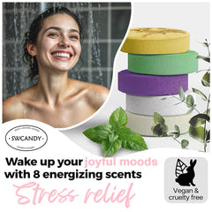 SWCANDY fruity scents steamers evoking a refreshing mood.