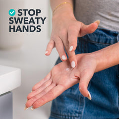 SweatBlock foot-lotion odor-control keeps feet fresh.