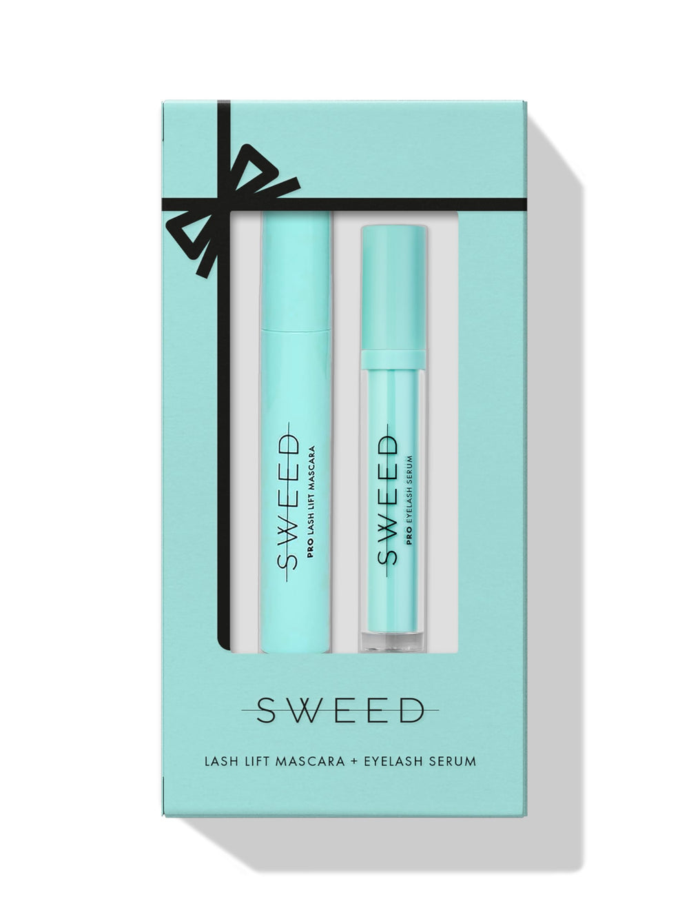 SWEED Lash Lift Mascara bottle demonstrates a lift-focused formula for defined, longer-looking lashes